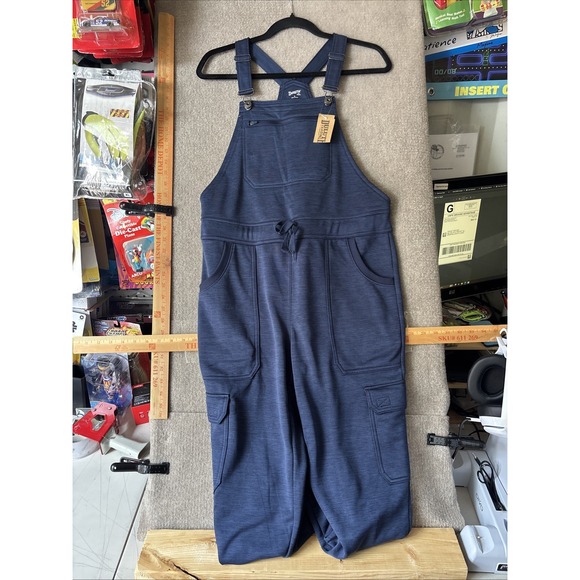 Duluth Trading Company Women's Snagstop Sweats Bib Overalls Woman's Size Small - Picture 2 of 14